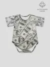 Детское боди / dollars money