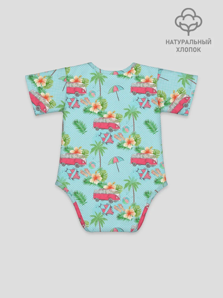 Детское боди / Путешествие хиппи