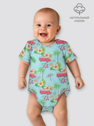 Детское боди / Путешествие хиппи