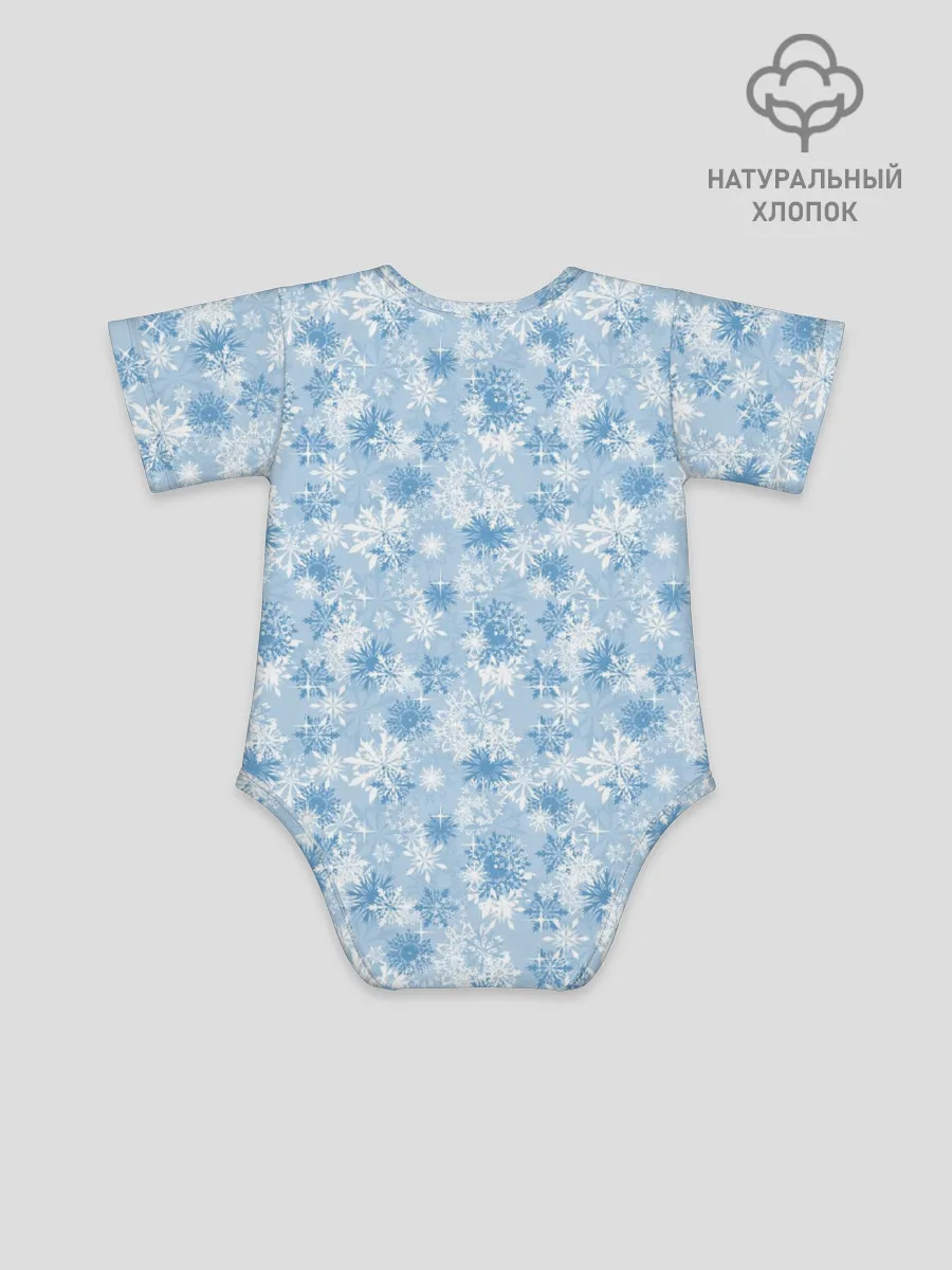 Детское боди / Морозное Снежное Утро