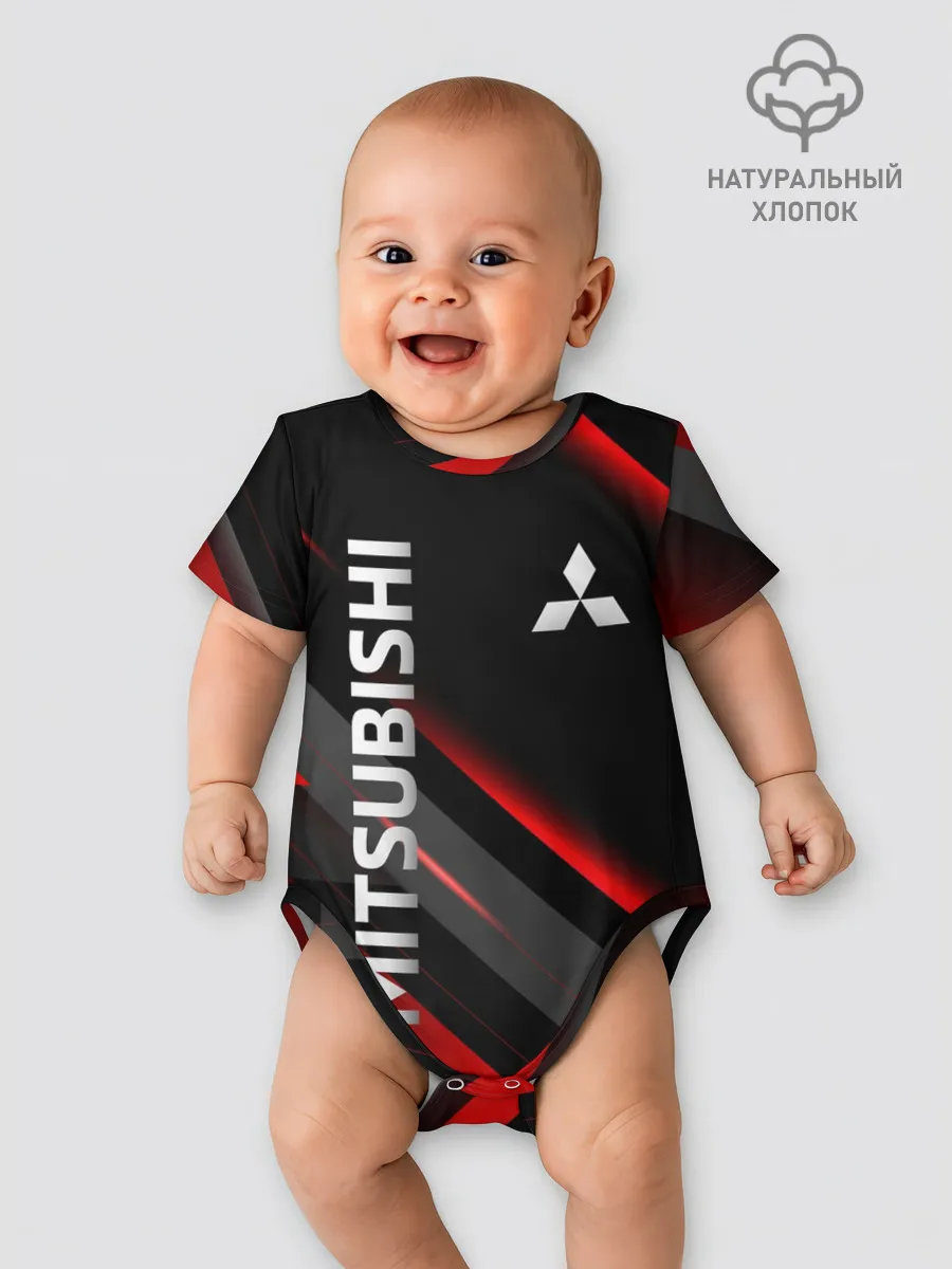 Детское боди / Геометрия митсубиси