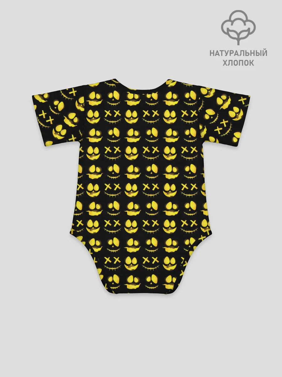Детское боди / Прикольные смайлы Хэллоуин / Halloween