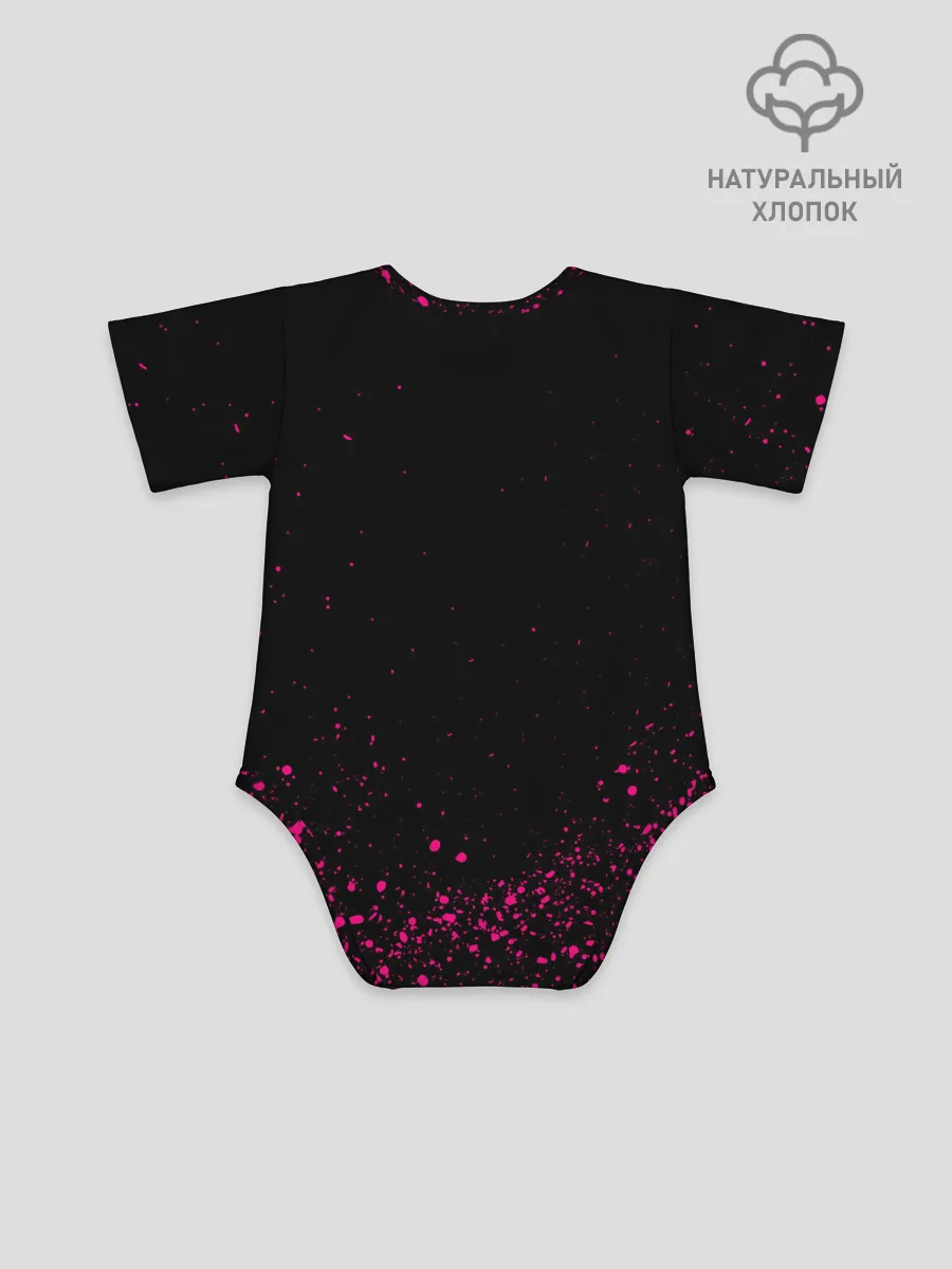 Детское боди / ИГРА В КАЛЬМАРА НЕОН, СТРАЖ КВАДРАТ 029