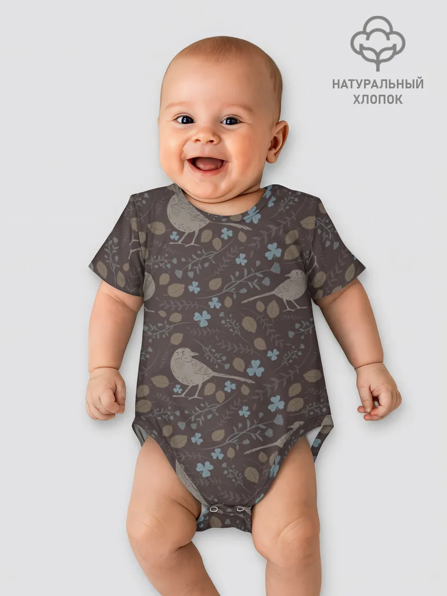 Детское боди / Осенняя абстракция