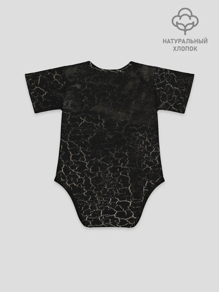 Детское боди / Квадрат Малевича как фон