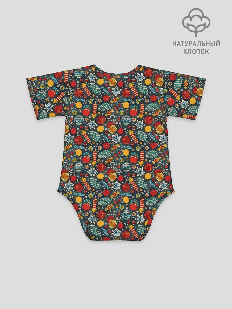 Детское боди / Новогодняя Праздничная Символика