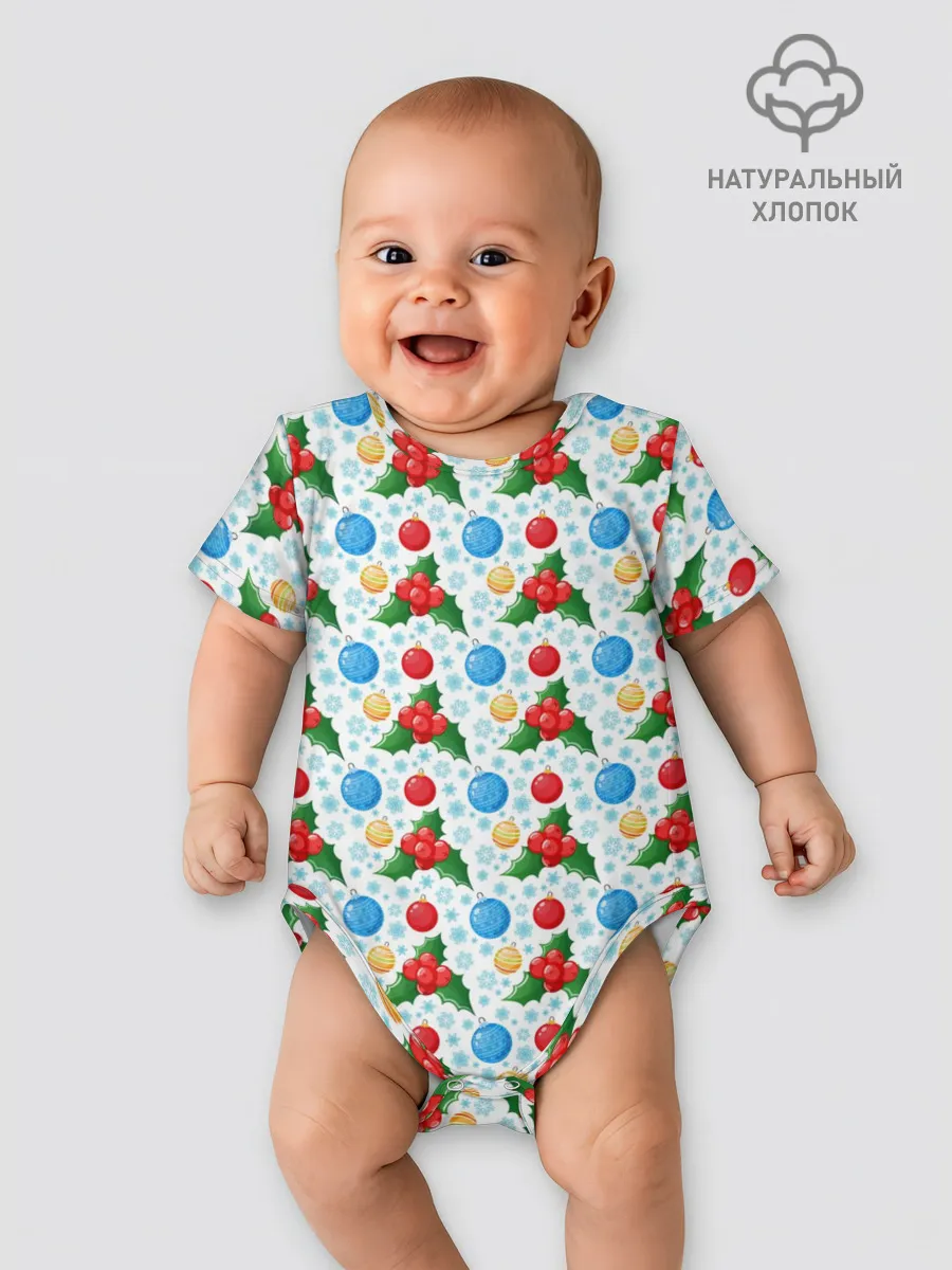 Детское боди / Новогодняя Символика