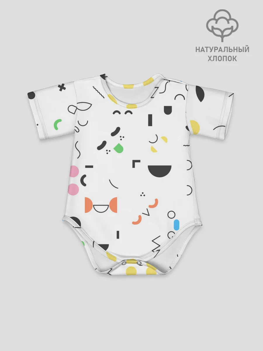 Детское боди / TOCA BOCA УЗОР ФОН