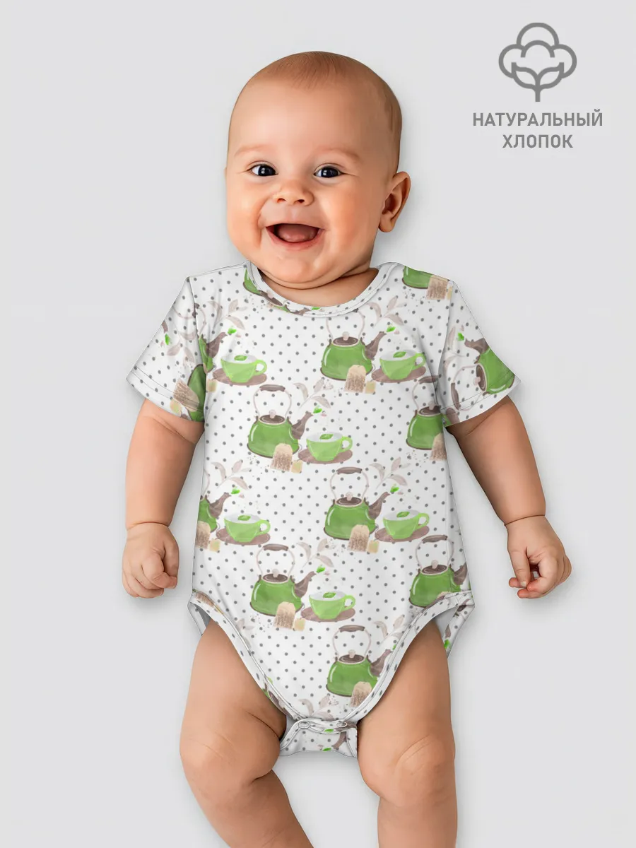 Детское боди / Зеленый чай