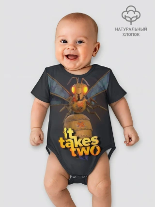 Детское боди / It Takes Two БОСС КОРОЛЕВА ОС