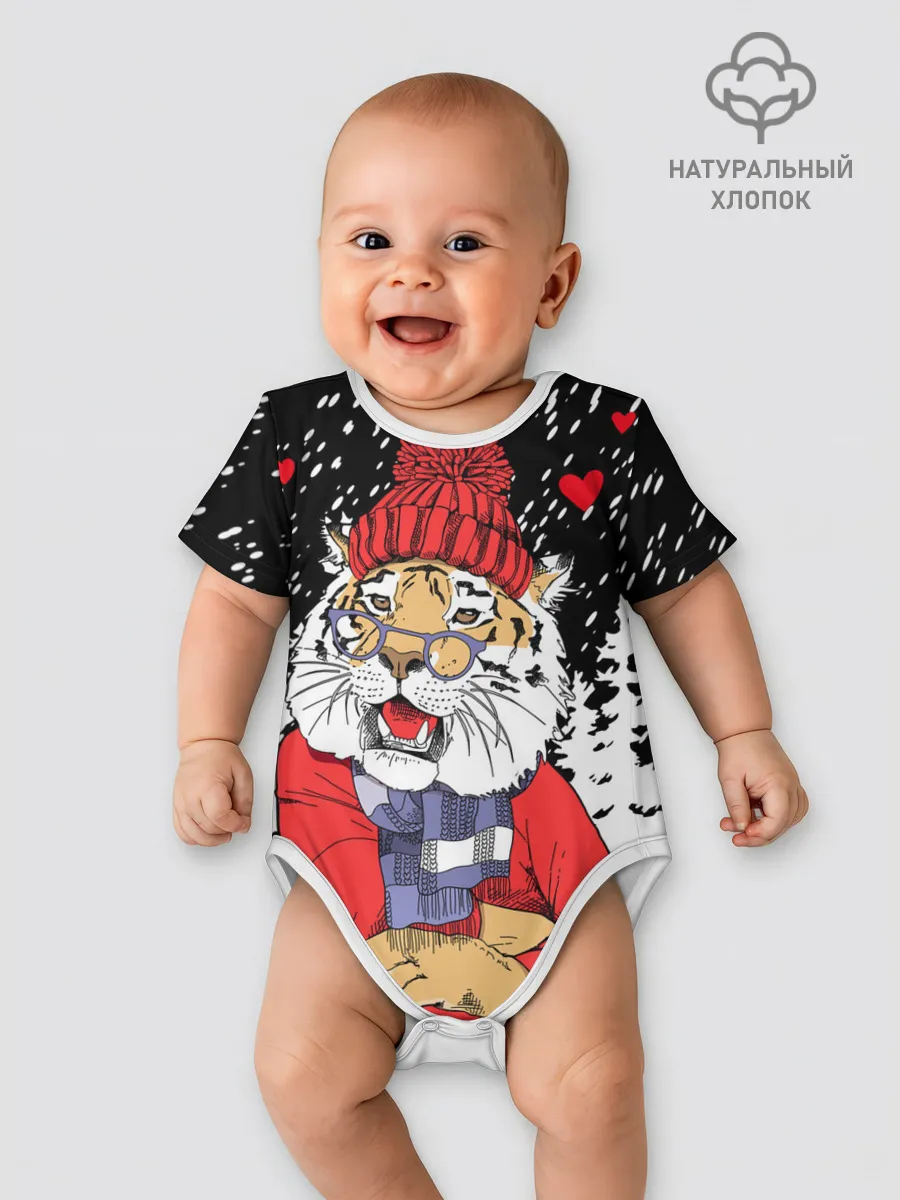 Детское боди / Тигр в красном