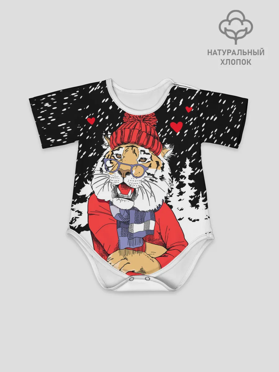 Детское боди / Тигр в красном