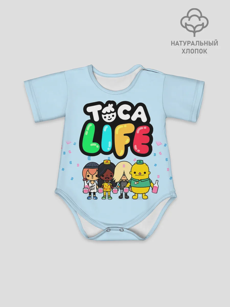 Детское боди / Toca Boca | Тока бока праздник