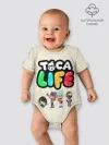 Детское боди / Toca Boca Рита, Зик, Нари, Леон