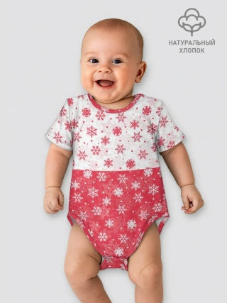 Детское боди / Снежинки