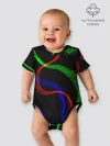 Детское боди / Неоновый хаос 3D/Neon chaos 3D