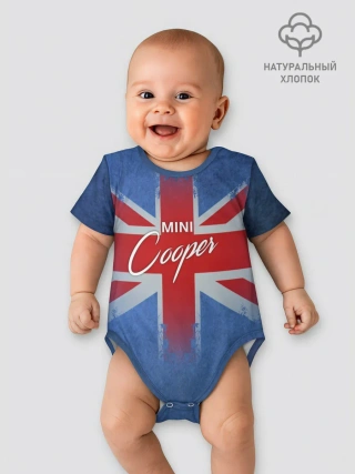 Детское боди / Mini cooper Великобритания