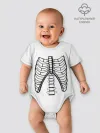 Детское боди / ребра скелета