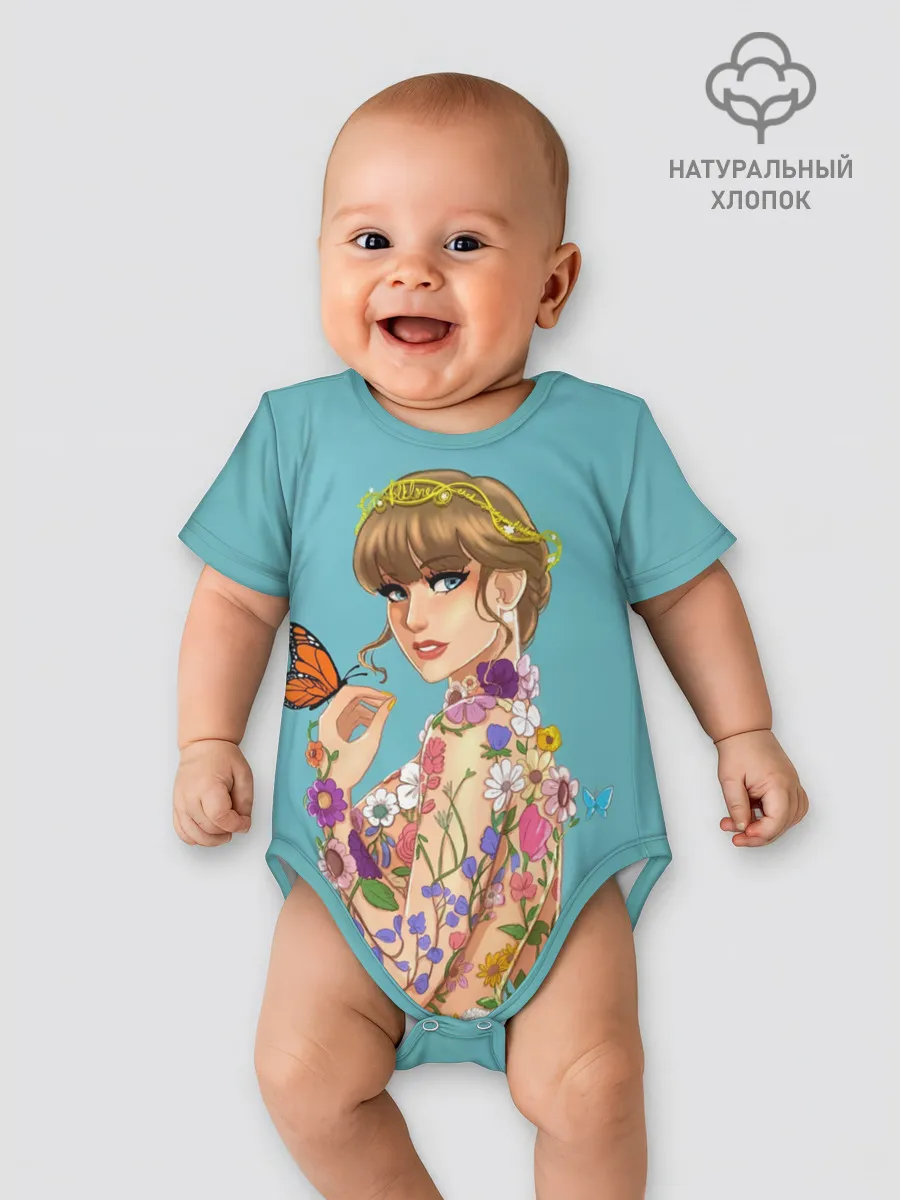 Детское боди / Тейлор в цветах