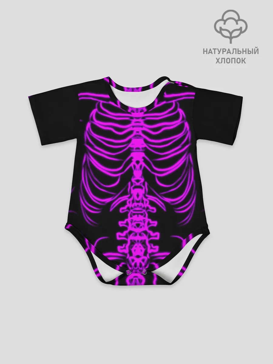 Детское боди / Розовые кости