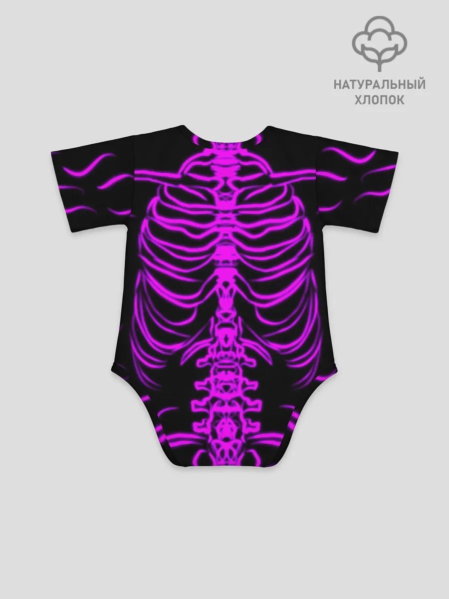 Детское боди / Розовые кости