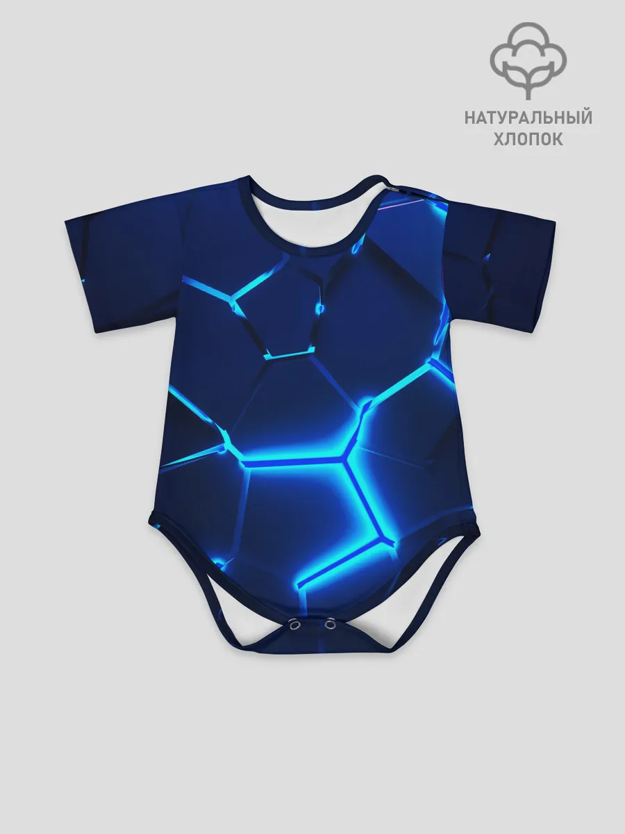 Детское боди / 3D ПЛИТЫ | NEON STEEL | НЕОНОВЫЕ ПЛИТЫ