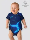 Детское боди / 3D ПЛИТЫ | NEON STEEL | НЕОНОВЫЕ ПЛИТЫ