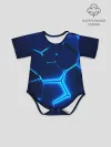 Детское боди / 3D ПЛИТЫ | NEON STEEL | НЕОНОВЫЕ ПЛИТЫ