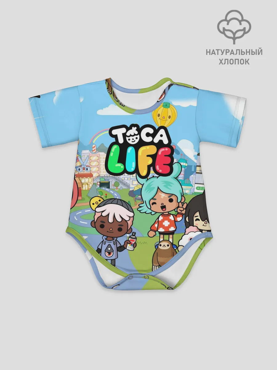 Детское боди / Toca Boca | Тока бока Рита, Зик, Нари, Леон