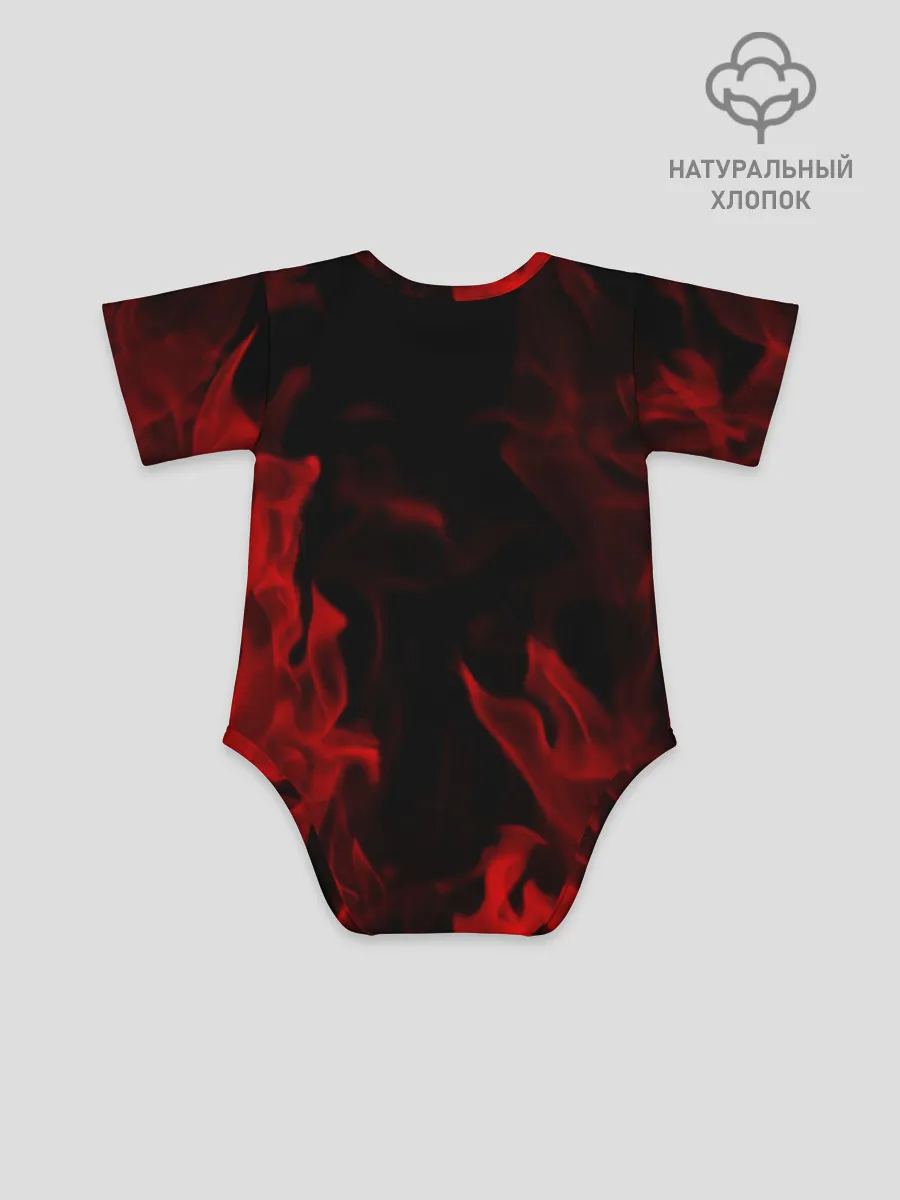 Детское боди / Клинок рассекающий демонов пламя.