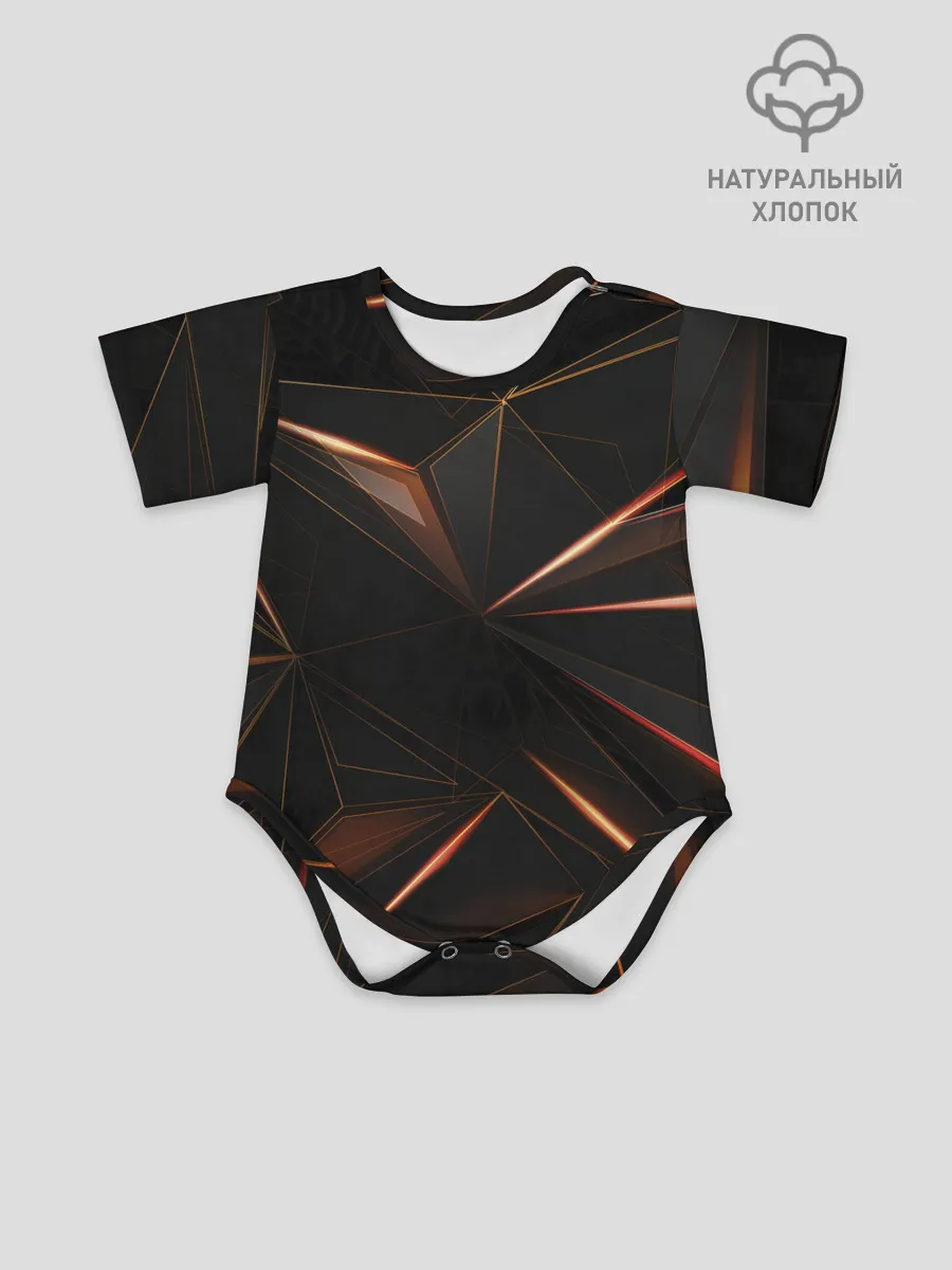 Детское боди / Геометрическая абстракция.