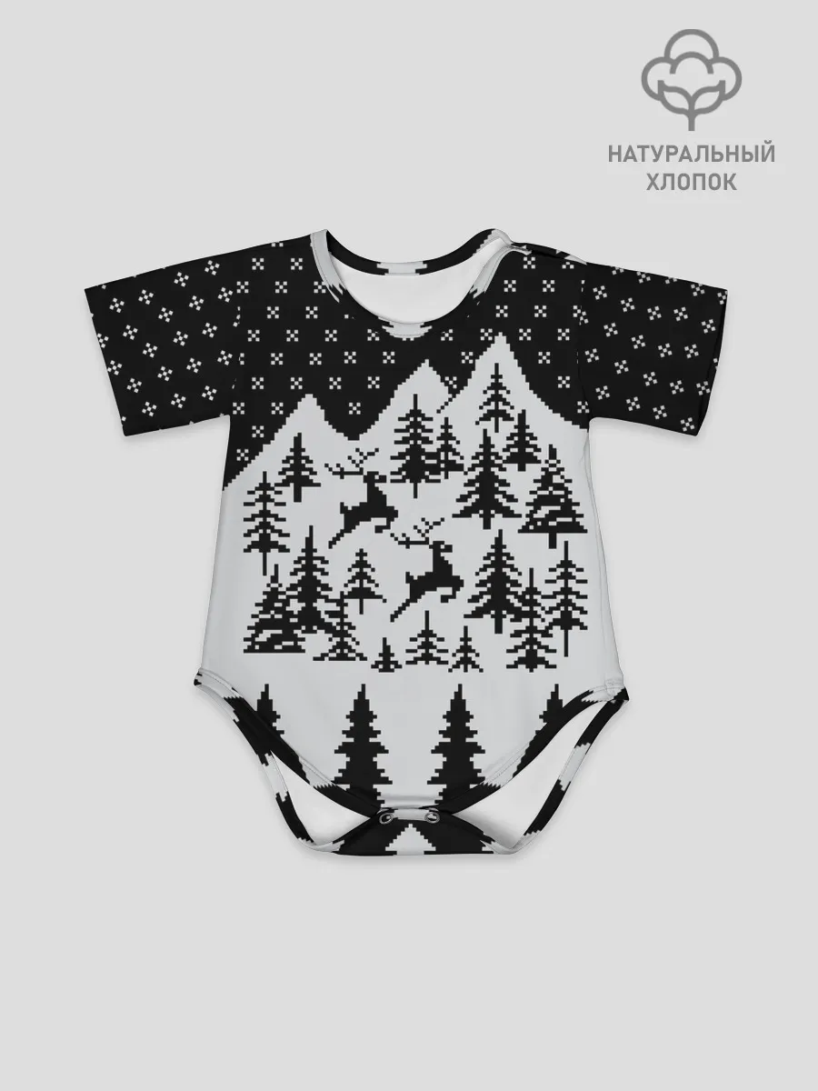 Детское боди / Северные Олени в Горах