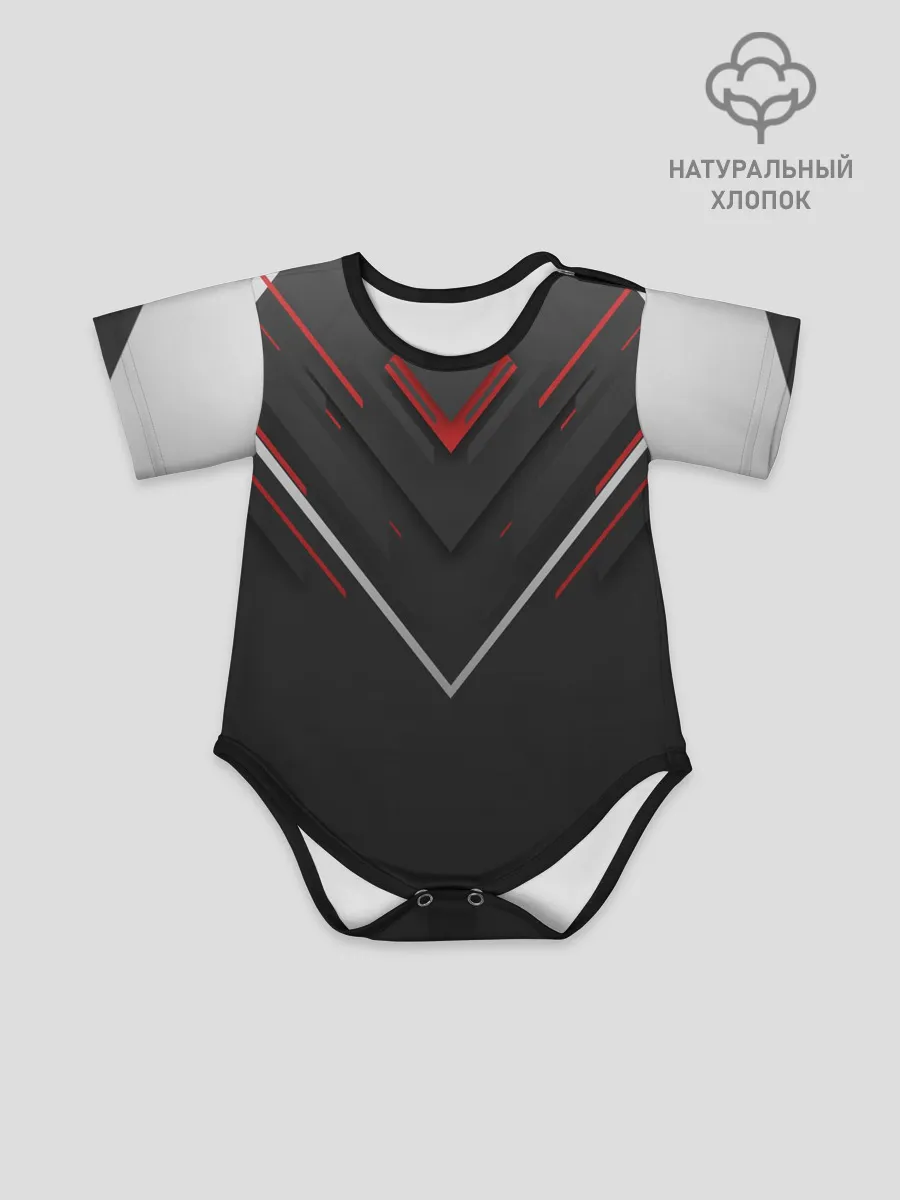 Детское боди / футуристический вектор