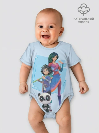 Детское боди / Мэй и Бао