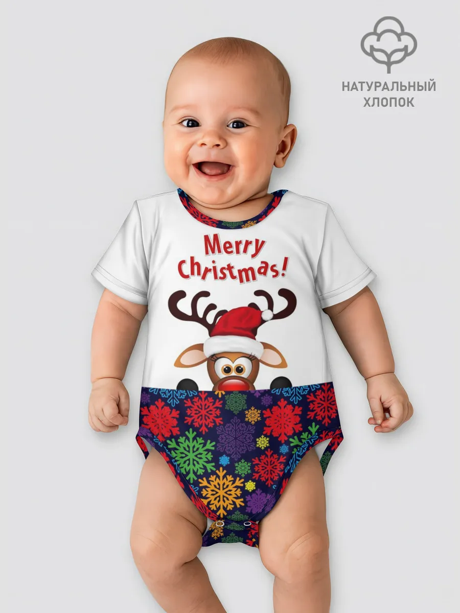 Детское боди / Merry Christmas