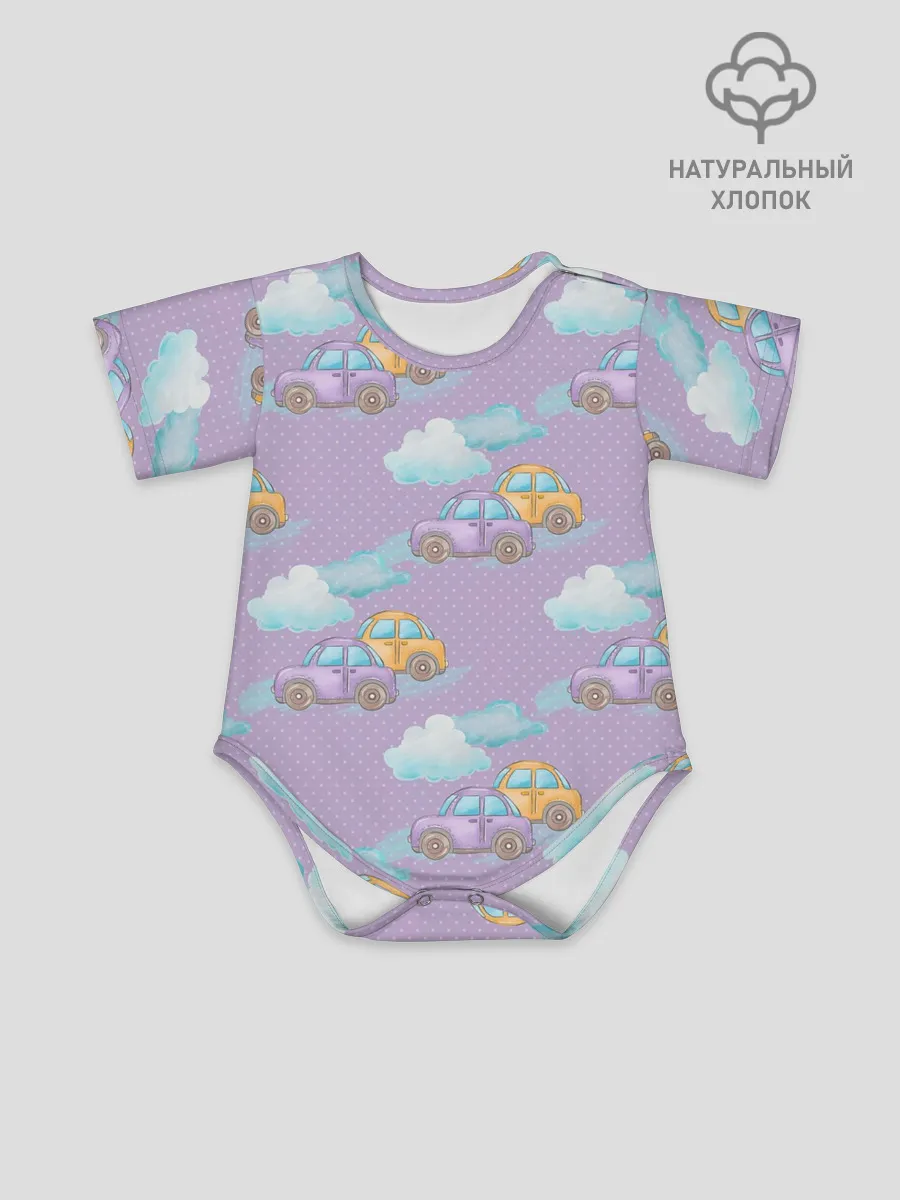 Детское боди / детские машинки