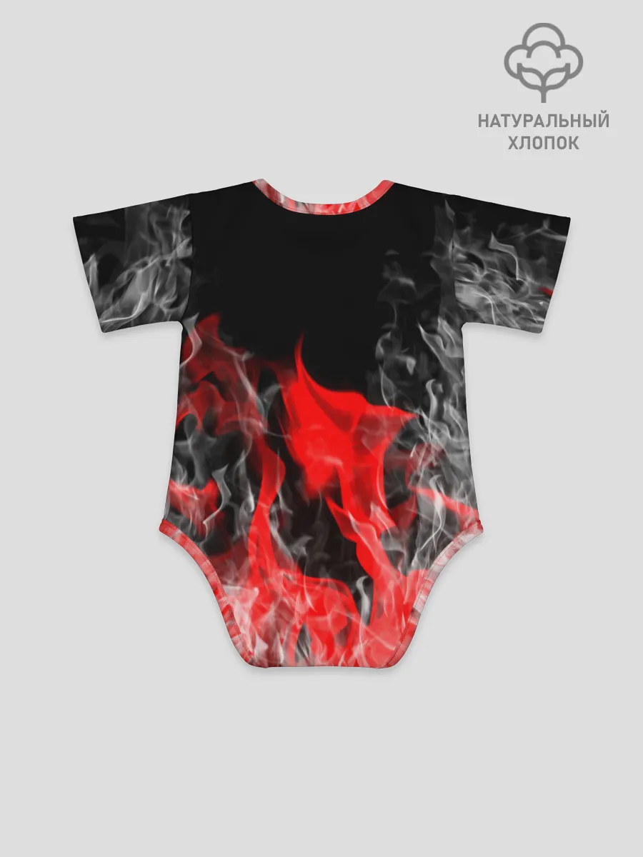 Детское боди / Чёрный клевер: Пламя.