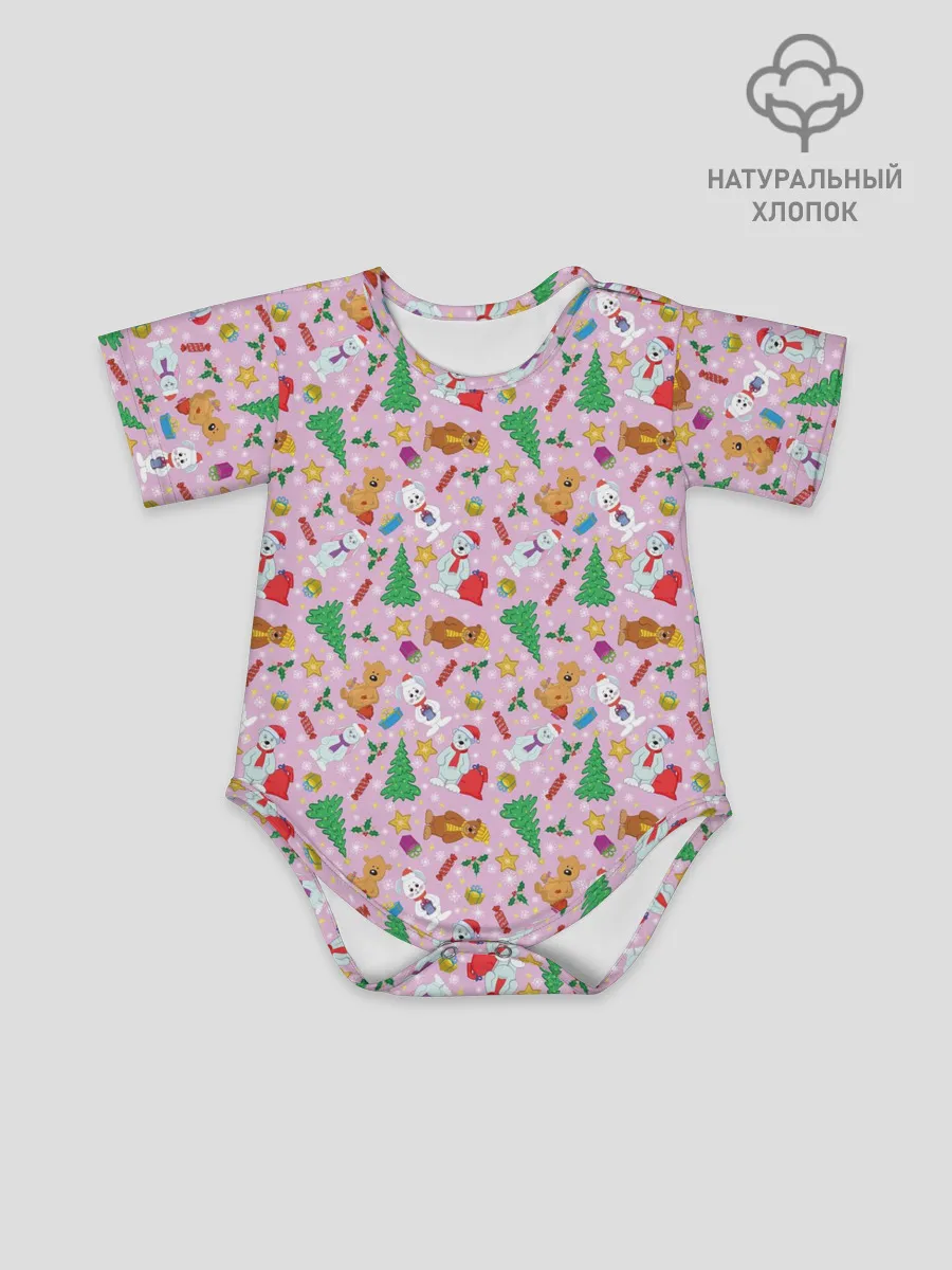 Детское боди / Новогодние Зверюшки