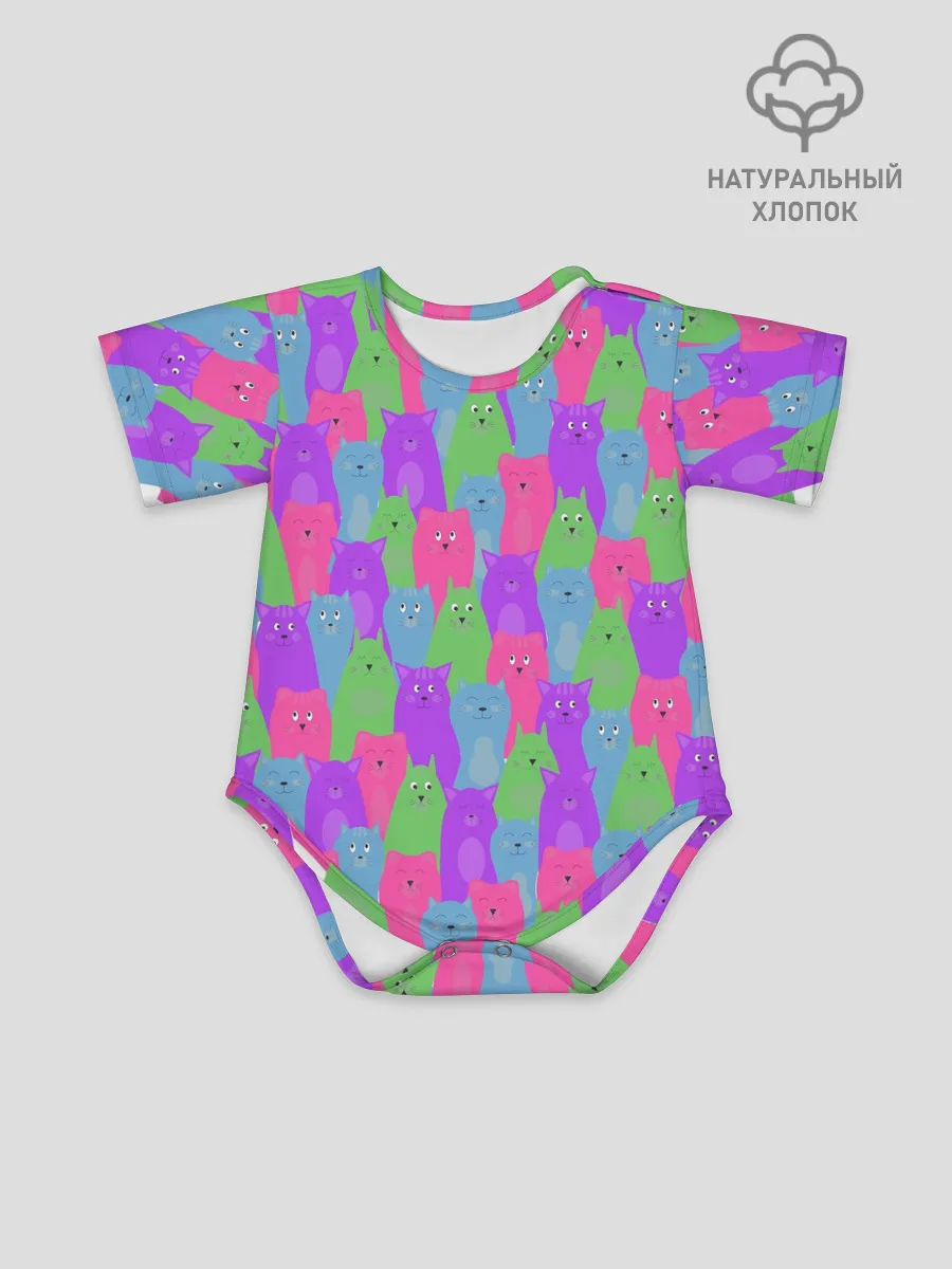 Детское боди / BRIGHT CATS