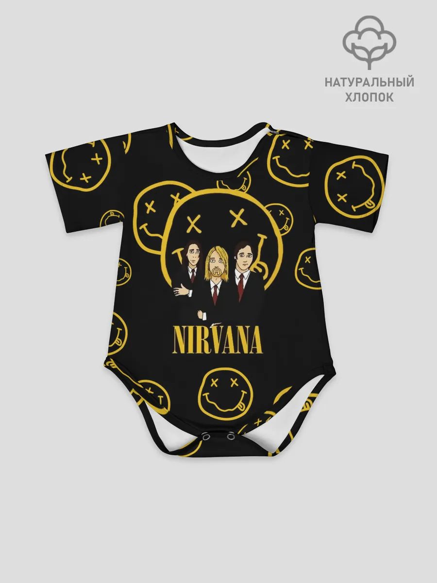 Детское боди / Арт на группу Nirvana