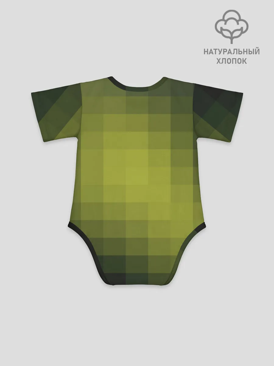 Детское боди / Милитари мозаика