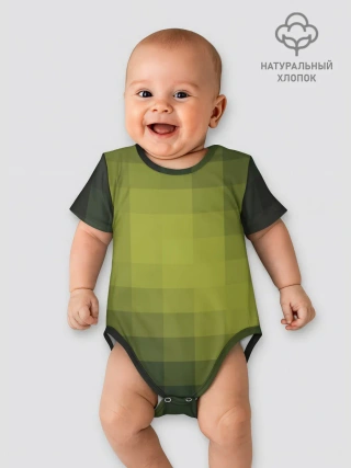 Детское боди / Милитари мозаика