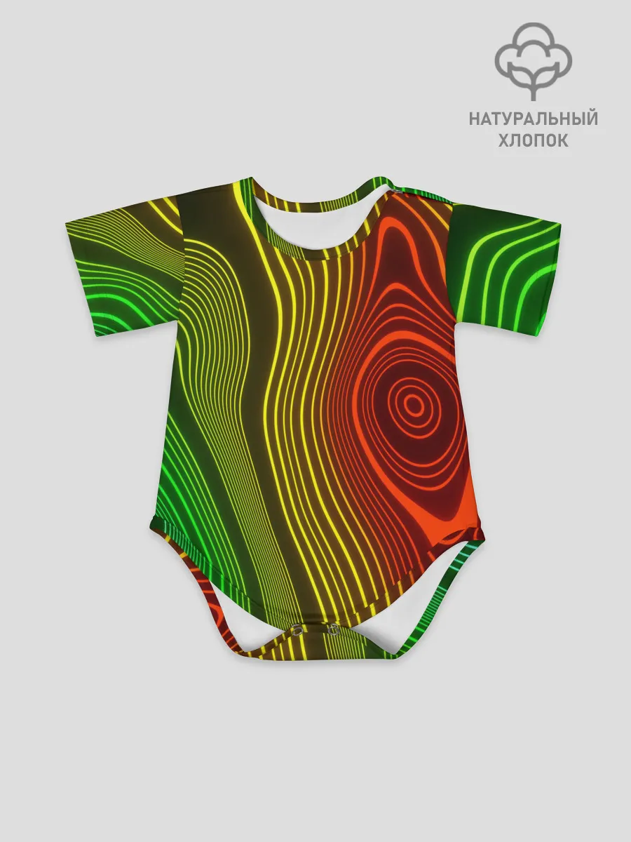 Детское боди / КАРТОГРАФИЧЕСКАЯ ПРОЕКЦИЯ