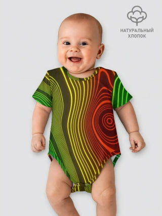 Детское боди / КАРТОГРАФИЧЕСКАЯ ПРОЕКЦИЯ