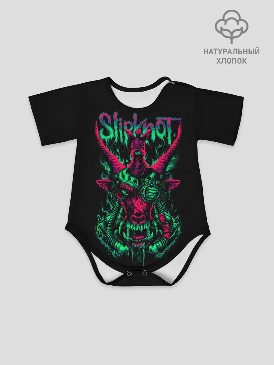 Детское боди / Slipknot криповый козел