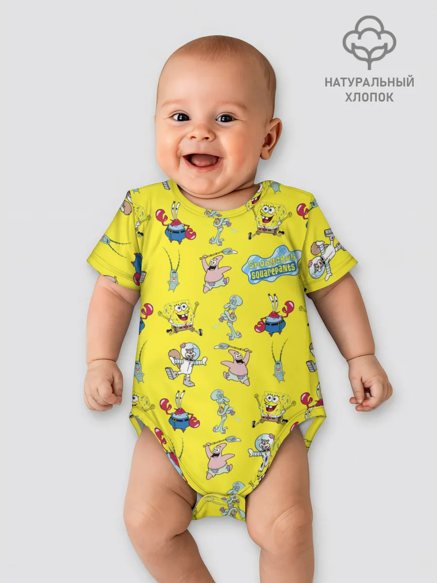 Детское боди / SpongeBob pattern