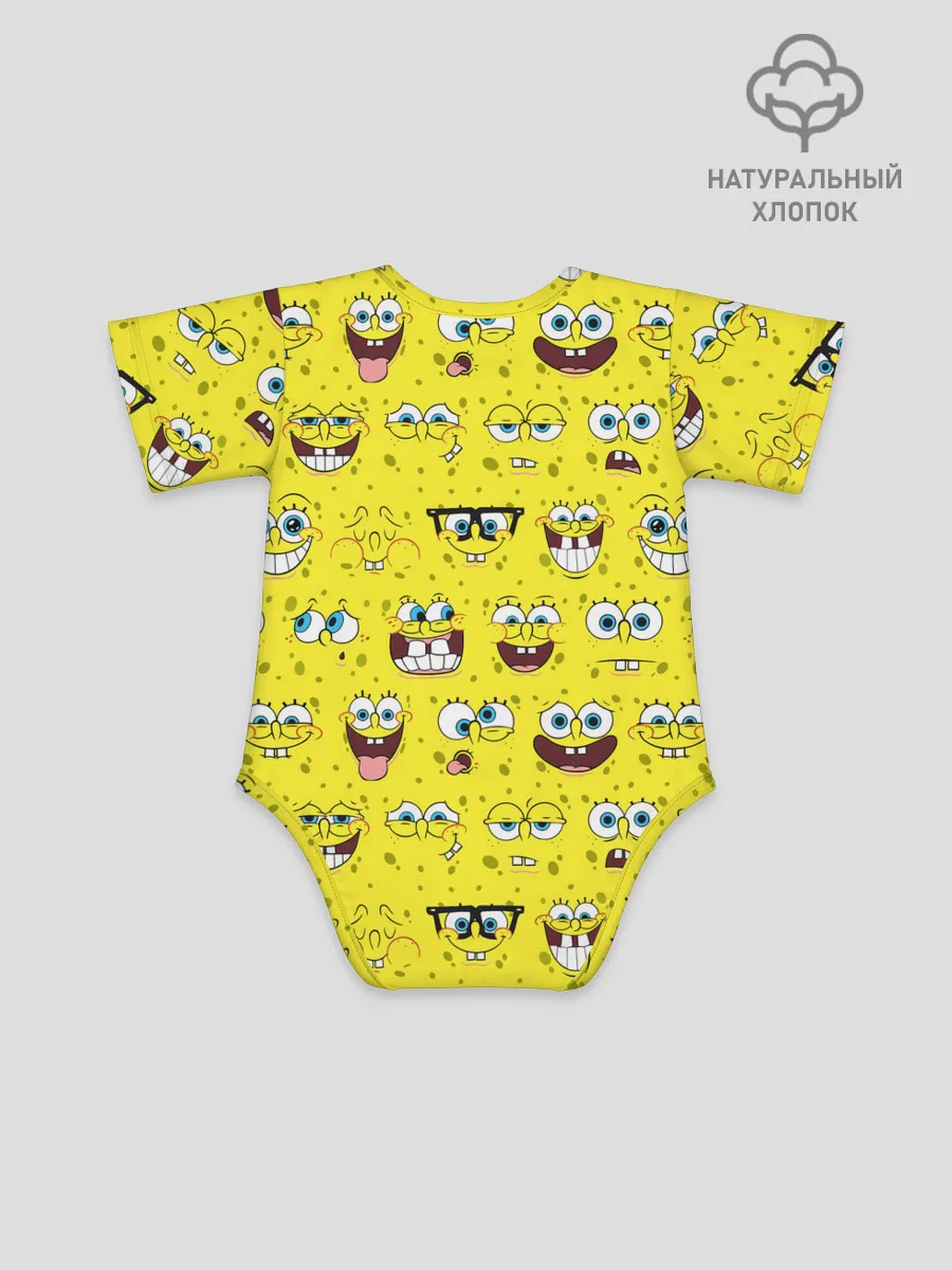 Детское боди / Губка Боб паттерн