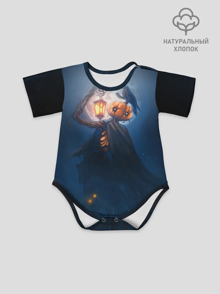 Детское боди / ТЫКВИННЫЙ МОНСТР В ТУМАНЕ / ХЕЛЛОУИН