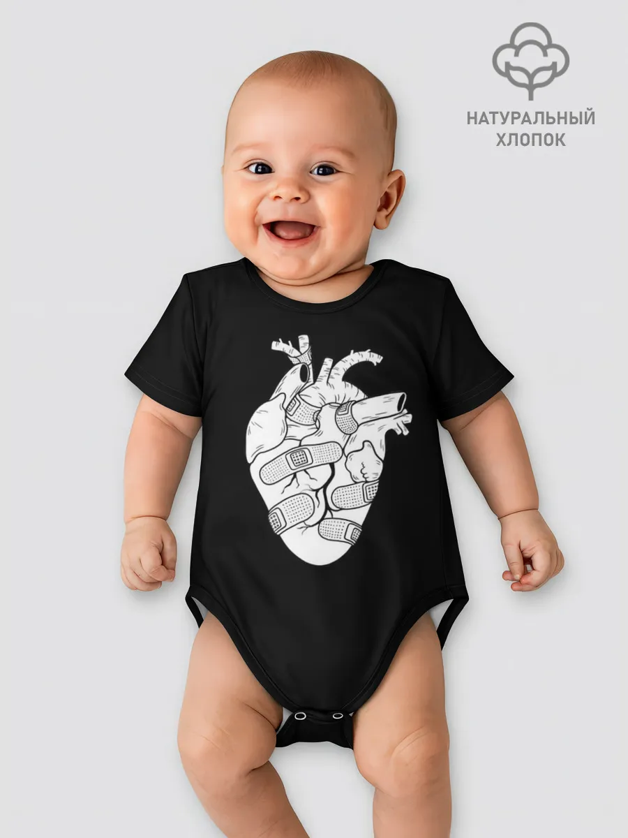 Детское боди / раненное-сердце