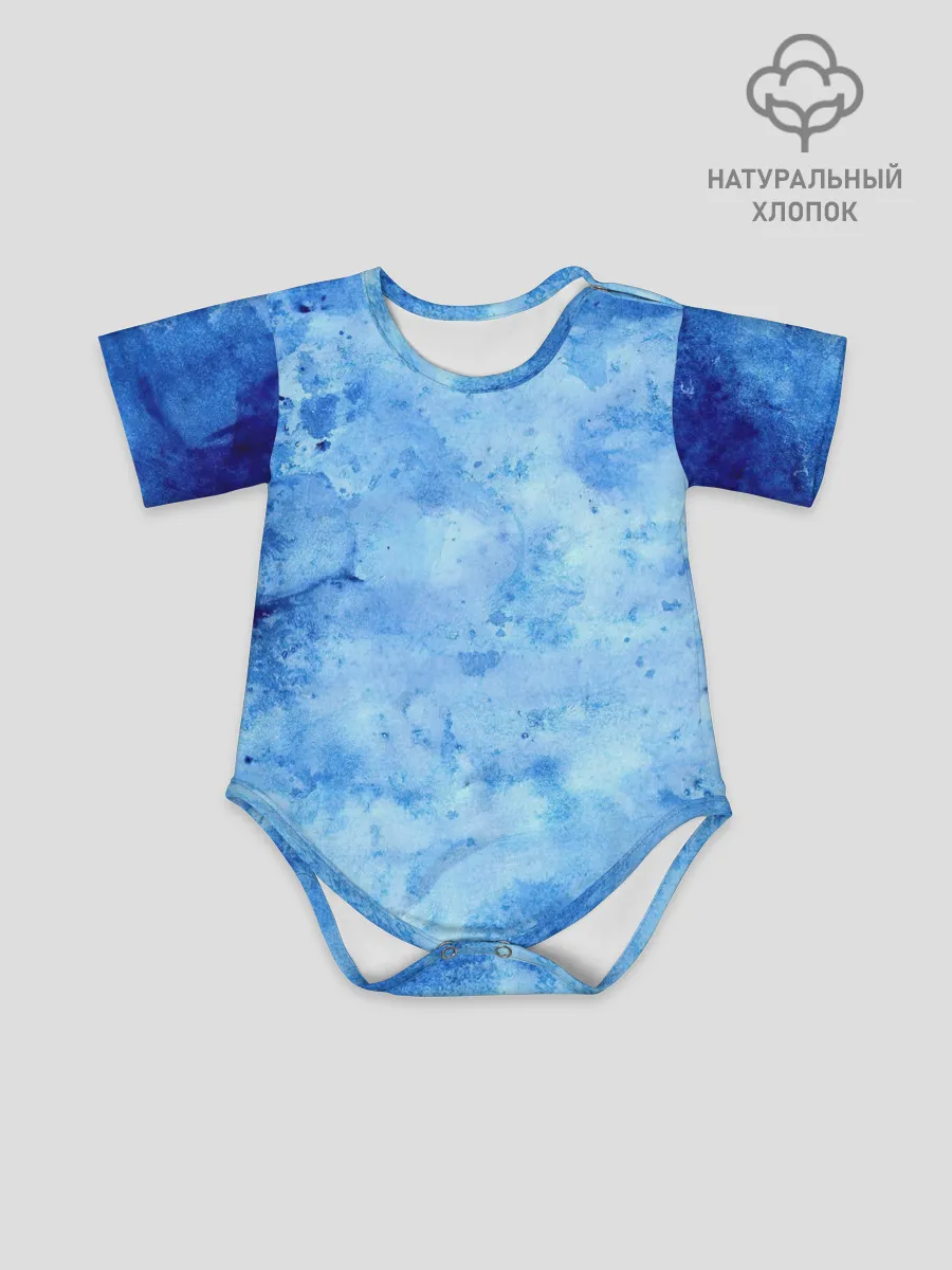 Детское боди / Красочная синева